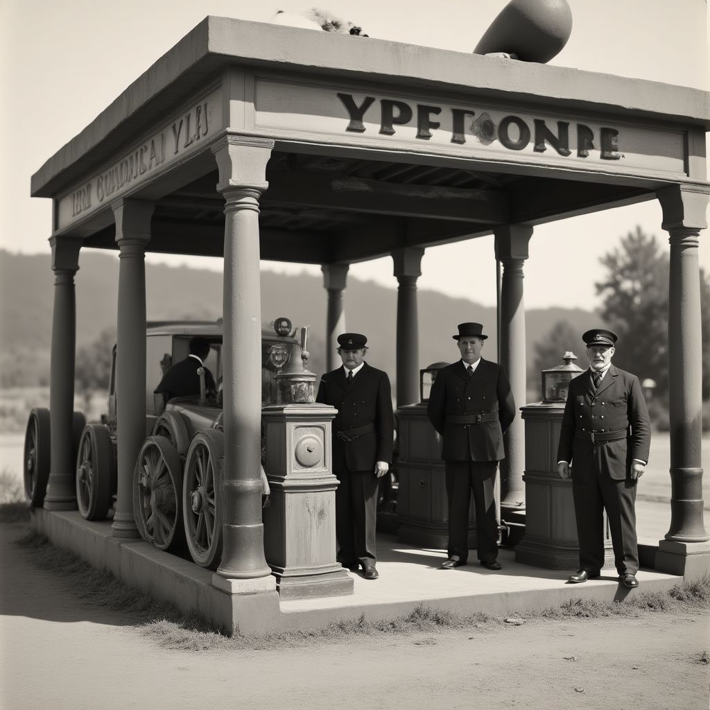 Primera estación de servicio YPF